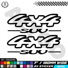 2x 4x4 OFF ROAD Vinyl Sticker
