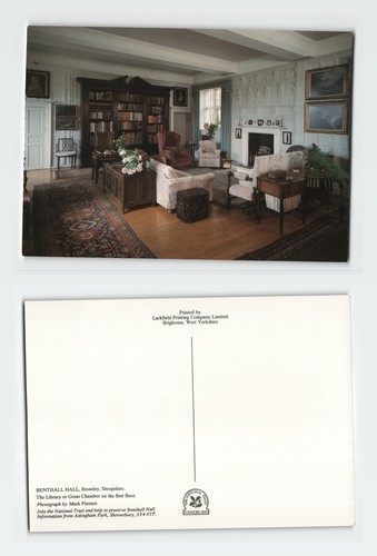 Vintage postcard benthall hall - vintage,