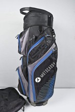 Motocaddy Club Series Cart Bag / 14-Way Divider / Black, Blue & Grey