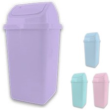Pastel Plastic Swing Top Waste