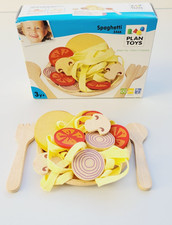 Plan Toys Wooden Spaghetti Dinner Pretend Play Set Age 3+ Boxed