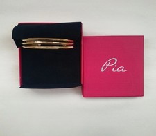 Pretty Gold Plated Angular Bracelet By Pia