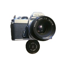 Nikon F2 Photomic Black 35mm SLR Film Camera + 50mm F1.2 pro lens From JAPAN.