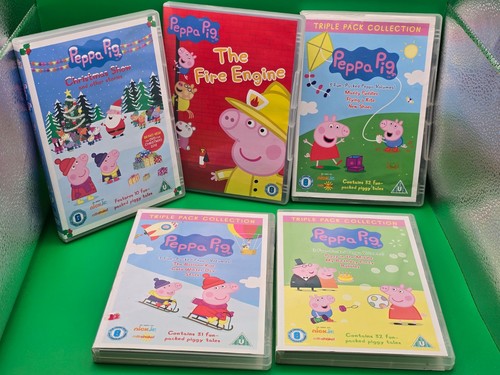 Peppa pig dvd bundle discs - 10,