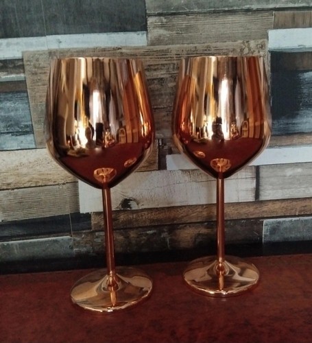 Vonshef rose gold - wine, glasses