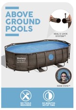 Bestway Above Ground Swimming Pool & ASHP Heater- Everything You Need!