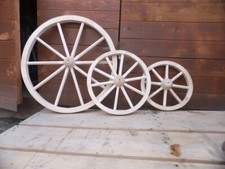 Wooden cart wagon wheel - wagon, 30cm