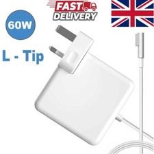 60W Power Adapter Magsafe Charger for Apple MacBook L-Tip White Connector UK