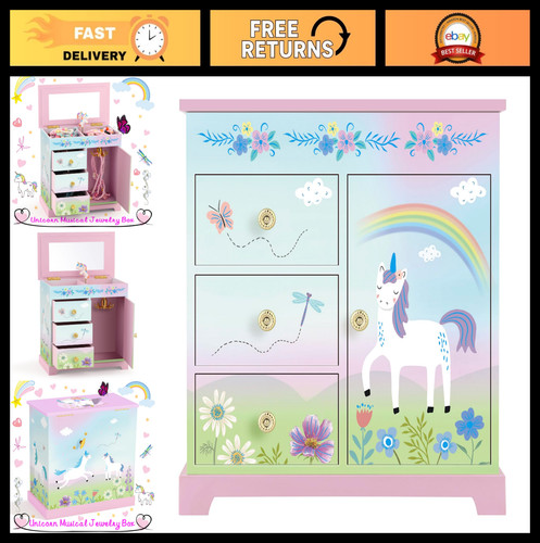 Unicorn music jewelry box for - unicorn,