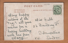 Danbury, Essex - Single circle postmark 1907 - Belford PC - Salisbury Views