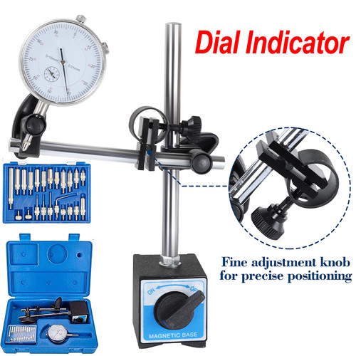 Dial indicator with - with, magnetic