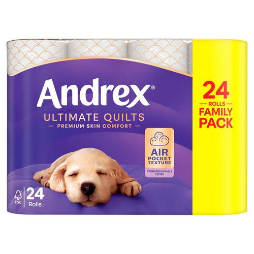 Andrex ultimate quilts toilet - quilts,