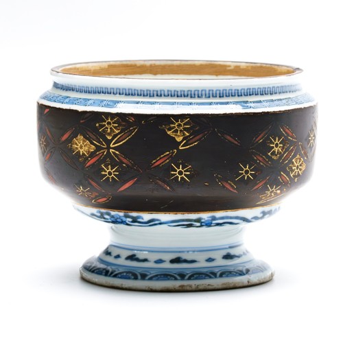Japanese porcelain stem - japanese, bowl