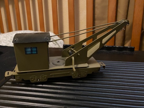 Marx repainted crane car - marx,