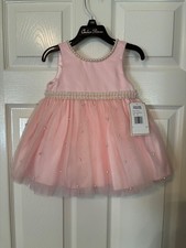 Couture Princess Dress with Pearl Accents 18 Months Color Peachypink