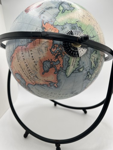 Rare modern world globe table - globe,