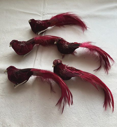 Decorative floristry birds red - floristry,