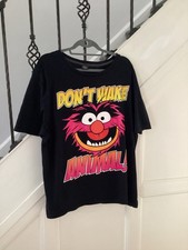 Official Disney Muppet T-Shirt "Don't Wake Animal!" Animal Muppets Funny Size M