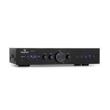 Amplifier HiFi Stereo bluetooth Wireless USB AUX LED 4x100 W RMS Mic -