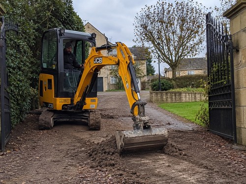 Micro digger hire - micro,