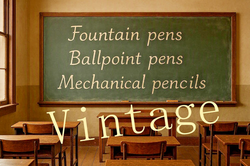 Vintage fountain pens - vintage,
