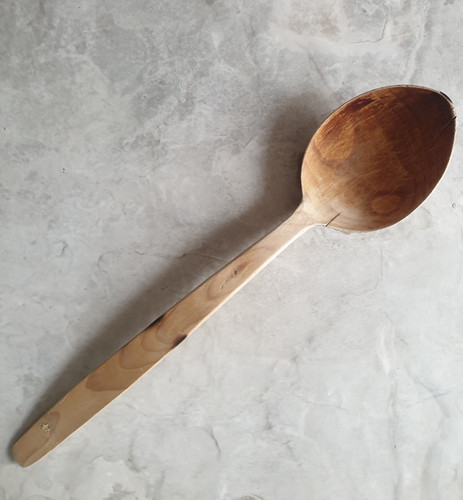 Vintage wooden spoon farmhouse - spoon,