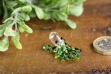Handmade Green Little Glass