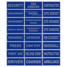 REFLECTIVE BADGES PACK OF 2 -