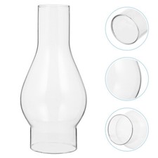 Transparent Glass Shade Chimney Kerosene Lampshade Oil Replacement
