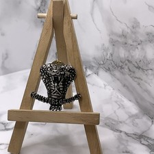 MONSTERS OF ROCK 1990 Snake Badge, Very Cool Look. Metal With Double Pin Back.