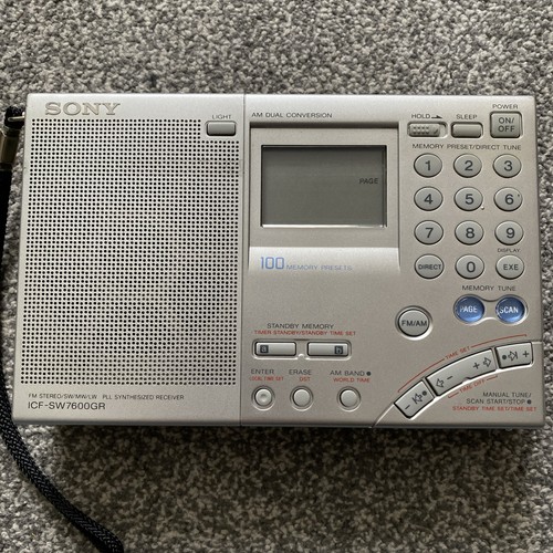 Sony icf sw7600gr - sony, portable