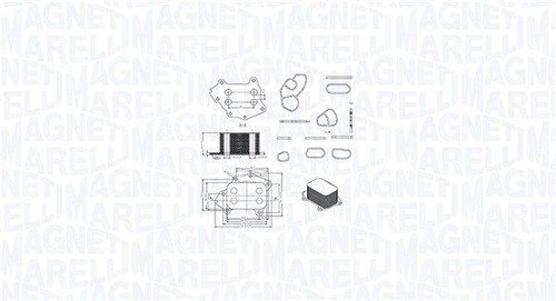 Oil cooler engine - cooler,,