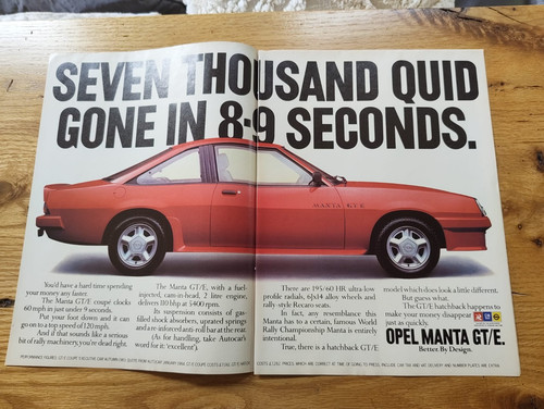 Opel manta car - manta, gt/e