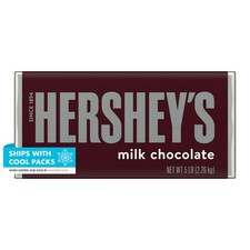 HERSHEY'S Milk Chocolate Candy Bar, 5 lb 