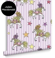 Graham & Brown Carousel Wallpaper Fairground Horse Roundabout
