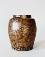 Sarah Walton Studio Pottery Stoneware Salt Glazed Jar - No Lid