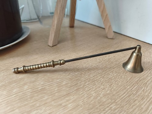 Vintage brass candle snuffer - vintage,