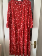 Bnwot Next Petite Red Maxi Dress Size 14