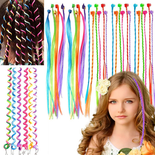 Pcs clip colored - 36, hair