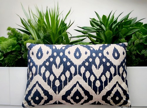 Decorative navy aztec - navy,