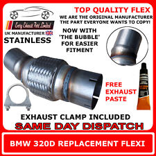 BMW 320D Exhaust Flexi Flex Easy Repair front Pipe, Stainless