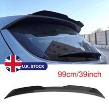 Gloss Black 99cm Universal Rear Upper Boot Trunk Spoiler Lip Extension Wing UK +