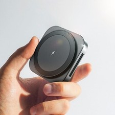 LISEN 2 in 1 Magsafe Fast Charger Stand For iPhone Foldable Wireless Charging