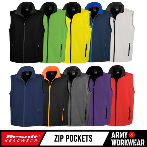 Mens softshell bodywarmer - mens,
