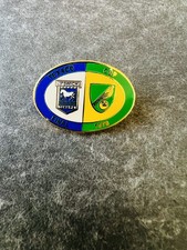 Ltd Edition No4 Texaco Cup Final 1973 Ipswich Town v Norwich City Badge