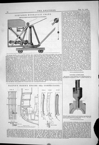 Old portable hydraulic crane - old,