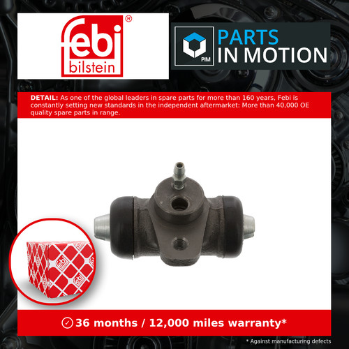 Wheel cylinder rear 02218 - cylinder,