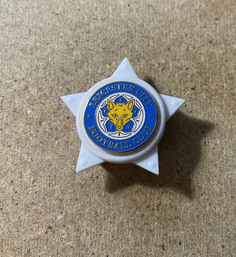Leicester city rare enamel - leicester,