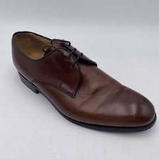 BARKER Brown Leather Lace Up
