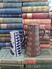 2 Vintage German Hand Built Salt Glaze Jugs, JP Sondgen Pottery 